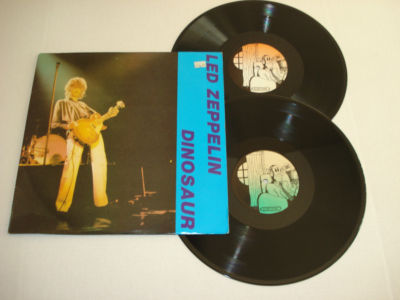 RARE LED ZEPPELIN "DINOSAUR" 2LP LIVE 1980 RECORD VG++