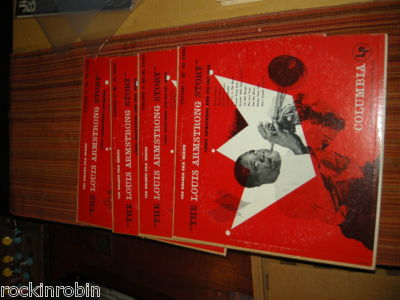 The Louis Armstrong Story - Rare 1951 Oriig 4 Vol Set - Free Ship