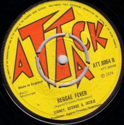 SIDNEY GEORGE & JACKIE/SKINHEAD REGGAE/ATTACK ATT8064..REGGAE FEVER..EX..LISTEN