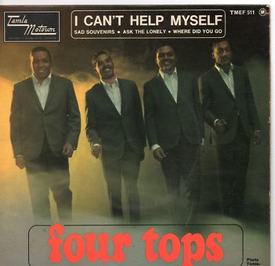 RARE FRENCH FOUR TOPS EP : I CAN'T HELP MYSELF + 3