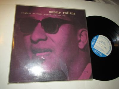 SONNY ROLLINS A NIGHT AT THE VILLAGE VANGUARD DEEP GROOVE (BLUE NOTE 1581) LP