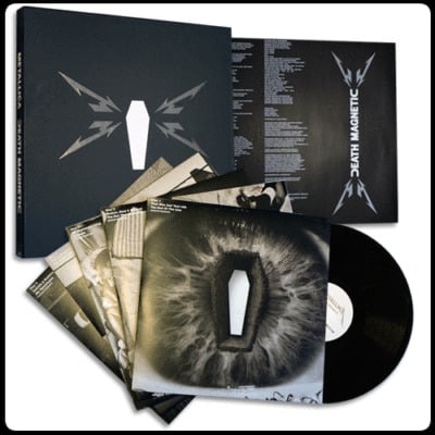METALLICA DEATH MAGNETIC 5x LP BOX Rare US EDITION 45 RPM VINYL w/ART LITHO  New