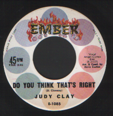 Judy Clay - Do you think thats right - 60s R&B Dancer Rare -  Listen