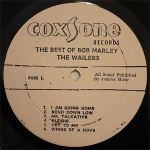 BOB MARLEY & THE WAILERS The Best Of RARE ORIGINAL Jamaica LP Studio One COXSONE
