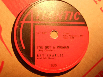 RAY CHARLES	 	Come Back/I've Got A Woman	 	ATLANTIC	 	1050	 	EE-/V+