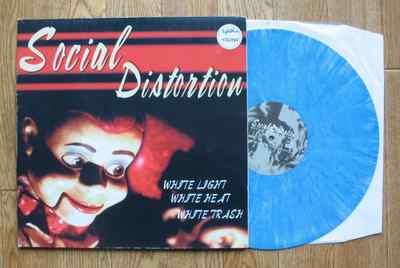 Ægte ydre brændstof popsike.com - Social Distortion - White Light, White Heat, White Trash Blue  vinyl Gatefold LP - auction details