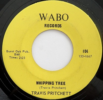 TRAVIS PRITCHETT (Whipping Tree) RARE '50s? rockabilly bopper. WABO #104   HEAR