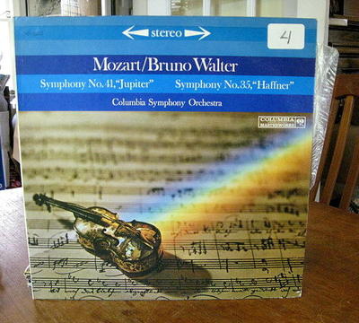 MOZART Jupiter Symphony/Haffner Symphony BRUNO WALTER Columbia MS 6255 six eye