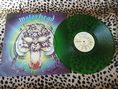 popsike.com - Motorhead - Overkill green vinyl, Damned, Saxon