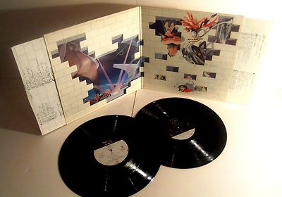  Pink Floyd The Wall RARE Promo LP w/Gold Embossed Promo  Stamp - auction details
