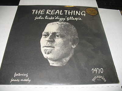 DIZZY GILLESPIE THE REAL THING LP PERCEPTION SEALED JAZZ FUNK