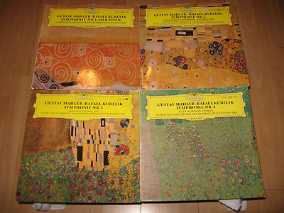 GUSTAV MAHLER RAFAEL KUBELIK SYMPHONIE NR. 1- 9 16 LP Deutsche Grammophon Set VF