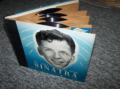 FRANK SINATRA Rare 4 - 78rpm RECORD SET "THE VOICE OF FRANK SINATRA" 1946 MINT-