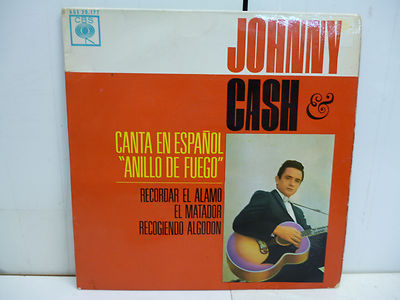 franja Contratado Perfecto popsike.com - JOHNNY CASH-ANILLO DE FUEGO(SPANISH)-1963 SPANISH 7' EP  VINYL-EX/VG++ - auction details