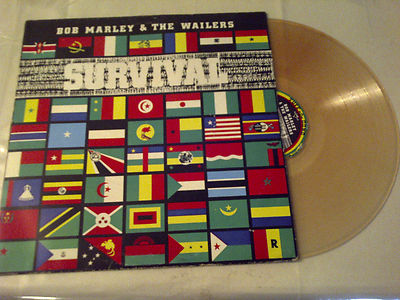 BOB MARLEY&THE WAILERS- SURVIVAL ORIG, CLEAR VINYL  TUFF GONG LP