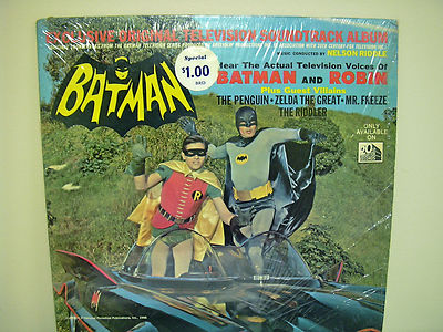 BATMAN ORIGINAL TELEVISION SOUNDTRACK ALBUM TFM 3180 - SHRINK WRAP EX CONDITION