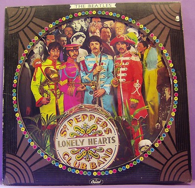 THE BEATLES Sgt. Peppers Lonely Hearts Club Band - US Picture Disc LP - Pepper's