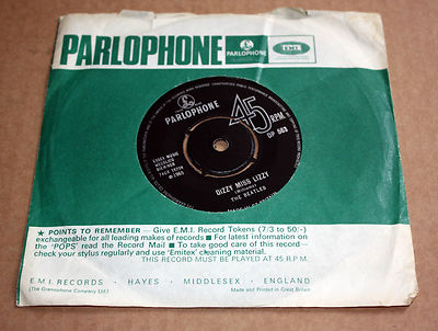BEATLES Yesterday RARE UK EXPORT 45 rpm DP 563  1966 UK Beat /Pop Classic