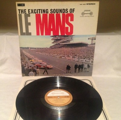 Rare THE EXCITING SOUNDS OF LE MANS Lp Grand Prix Car Racing NM  SHELBY