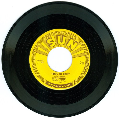 ELVIS PRESLEY THAT'S ALL RIGHT MINT UNPLAYED 45 SUN 209