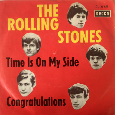 Rolling Stones - Time is on my Side - 5 Köpfe (Originalcover glänzend)