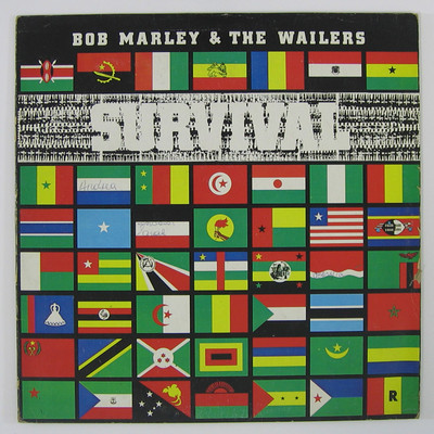 Bob Marley And The Wailers "Survival" Reggae LP Tuff Gong Clear Vinyl