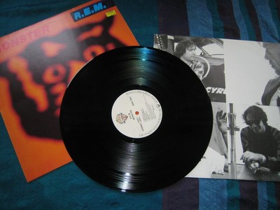  REM R.E.M MONSTER RARE VINYL LP RECORD INDIE US ROCK 90'S  PETER BUCK 1ST PRESS - auction details