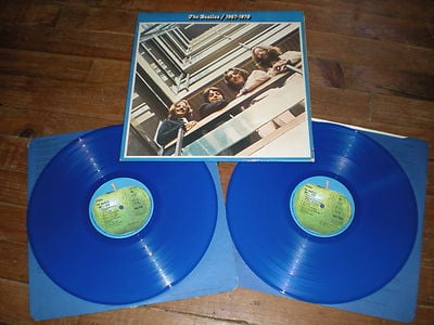 popsike.com - VG+ 1978 press: Beatles BLUE Blue UK Lp Double Album 1967-1970 PCSPB 718 - auction