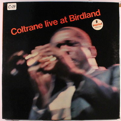 JOHN COLTRANE: Coltrane Live At Birdland LP (sm toc, writing inside gatefold/ol