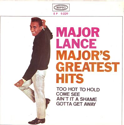 MAJOR LANCE  -TOO HOT TO HOLD EP 1965 TOP RARE SPANISH SLEEVE RNB NORTHERN SOUL