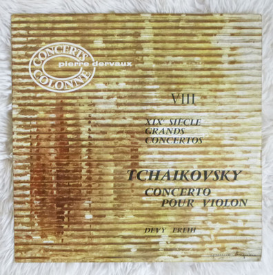 DEVY ERLIH -DERVAUX Tchaikovsky Ducretet Thomson  French Stereo LP NM
