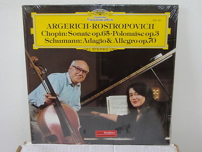 ROSTROPOVICH cello & ARGERICH piano - Chopin & Schumann - DG - SEALED
