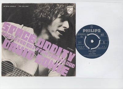 DAVID BOWIE - SPACE ODDITY 7" 45 RARE DUTCH ORIG PICTURE SLEEVE Holland Vinyl