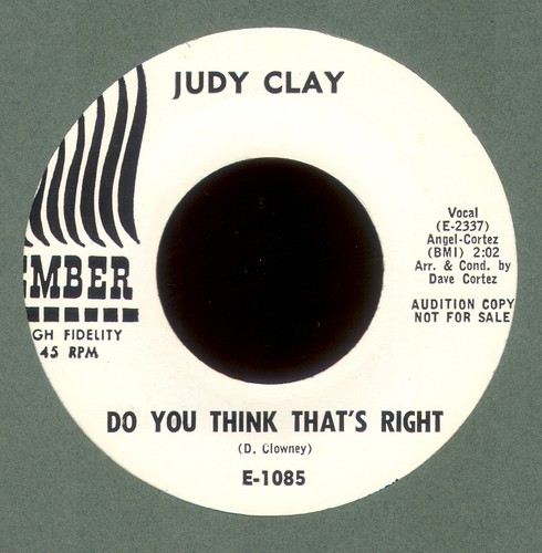 JUDY CLAY Do You Think That's Right on Ember Promo New Breed R&B 45 NM Hear