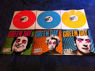 Gripsweat - GREEN DAY UNO DOS TRE COLORED VINYL SEALED