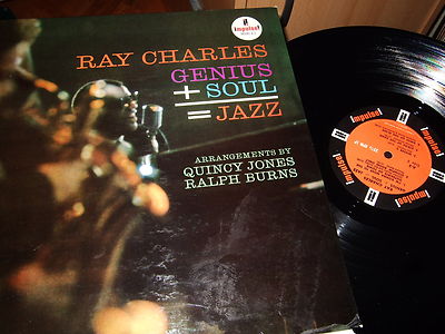 RAY CHARLES : GENIUS+SOUL=JAZZ LP 1961 IMPULSE A 2 USA