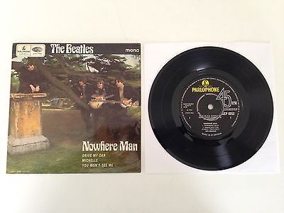 The Beatles Nowhere Man EP 1st first press vinyl single. Sold In UK KT1 -1 MINT