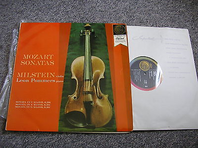 UK Capitol P 8452:  Mozart sonatas, Pommers, Milstein violin