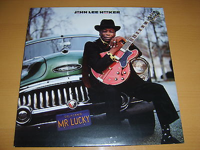 JOHN LEE HOOKER MR. LUCKY BLUES LP ALBUM VINYL RECORD BOOKER T SANTANA RICHARDS
