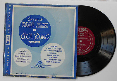 RARE vinyl EP CECIL YOUNG QUARTET historic be-bop jazz concert in Seattle 1951 