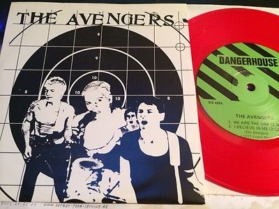 Avengers: We are the one (red vinyl USA-7" PS) KBD, Germs, Misfits
