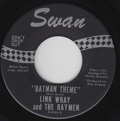 Rock Instrumental 45 - Link Wray - Batman Theme - Swan - mp3