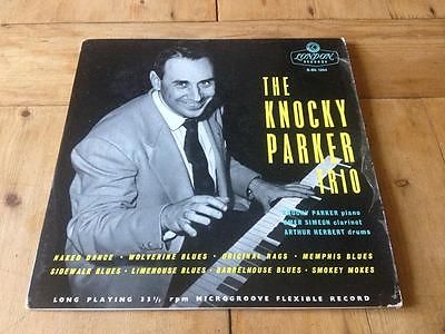 Knocky Parker Trio London RAGTIME Jazz London '56 Microgroove 10" Vinyl EX
