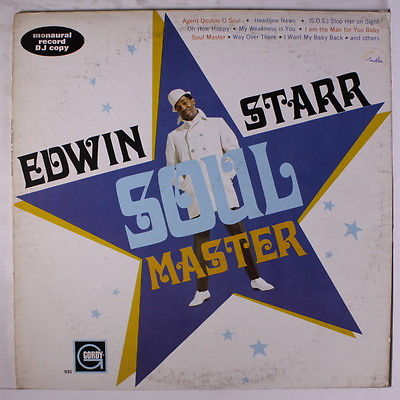 EDWIN STARR: Soul Master LP (Mono, WLP, VG cover, sm tag & wol, sm promo toc) r