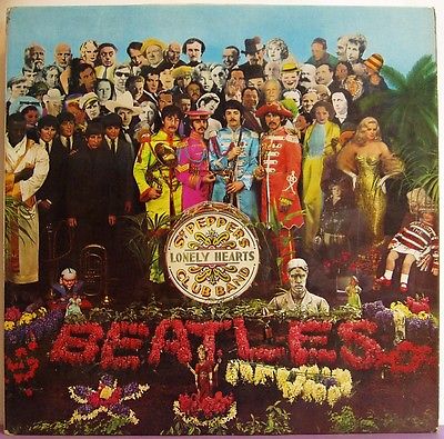 THE BEATLES Sgt. Pepper's Lonely Hearts Club Band - Orig UK Stereo LP - Peppers