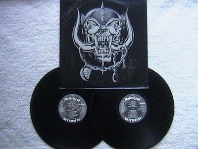 popsike.com - "NO REMORSE" LEATHER LP AUTOGRAPHED BY LEMMY, & PHIL CAMPBELL -