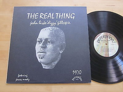 Dizzy Gillespie - The Real Thing LP Jazz Funk Perception Original James Moody