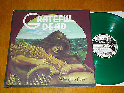 Grateful Dead - Wake of the Flood LP orig. green vinyl pressing (GDR, 1973) VG+