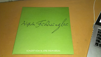 2 Vinyl Record Strauss Beethoven Furtwängler Furtwangler Private Concert LP Mint