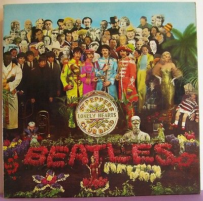THE BEATLES Sgt. Pepper's Lonely Hearts Club Band Original UK STEREO LP Peppers